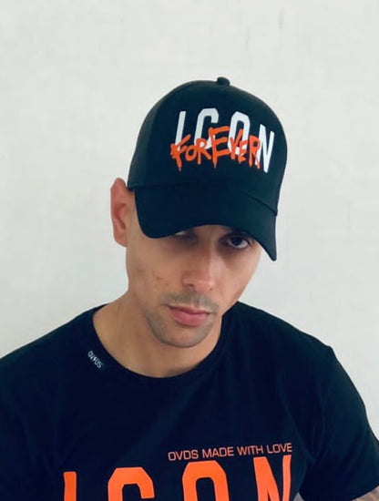 GORRA OVDS - CAPFOREVER NEGRO/NARANJA