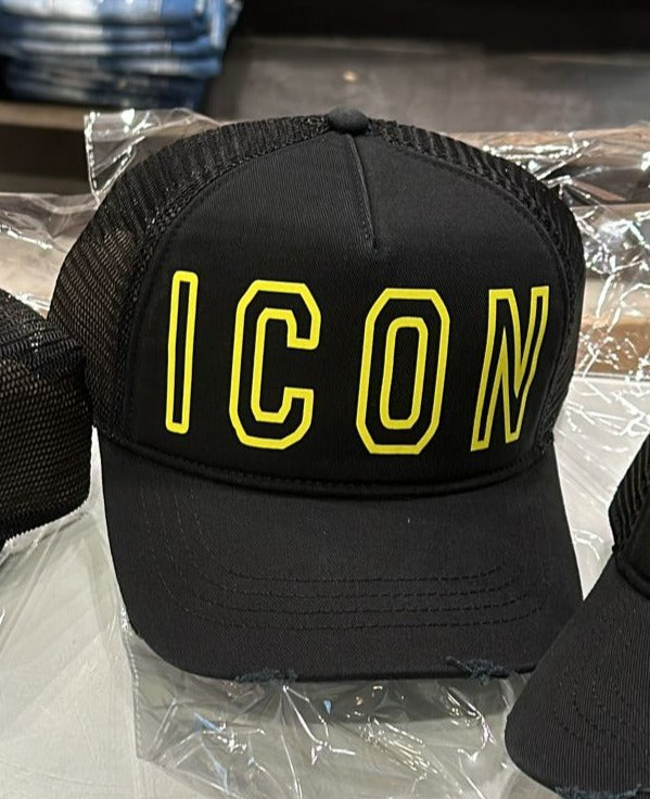 Gorra OVDS - ICON NEGRA BORDE AMARILLO