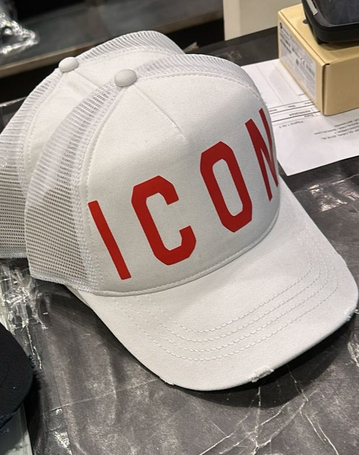 Gorra OVDS ICON - CAPBASIC BLANCO/ROJO