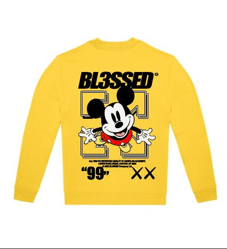 Sudadera BL3SSED - XMIKYSW AMARILLO