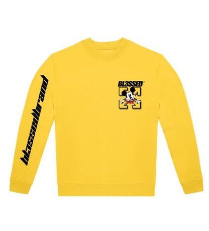 Sudadera BL3SSED - XMIKYSW AMARILLO