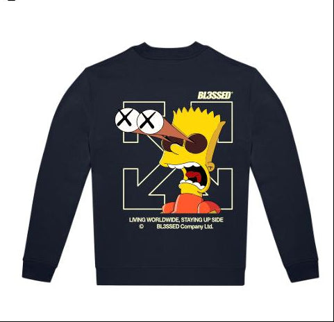 Sudadera BL3SSED - CRAZYSW NEGRO