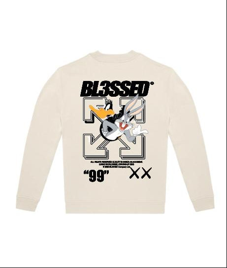 Sudadera BL3SSED - XTOONSW OFFWHT