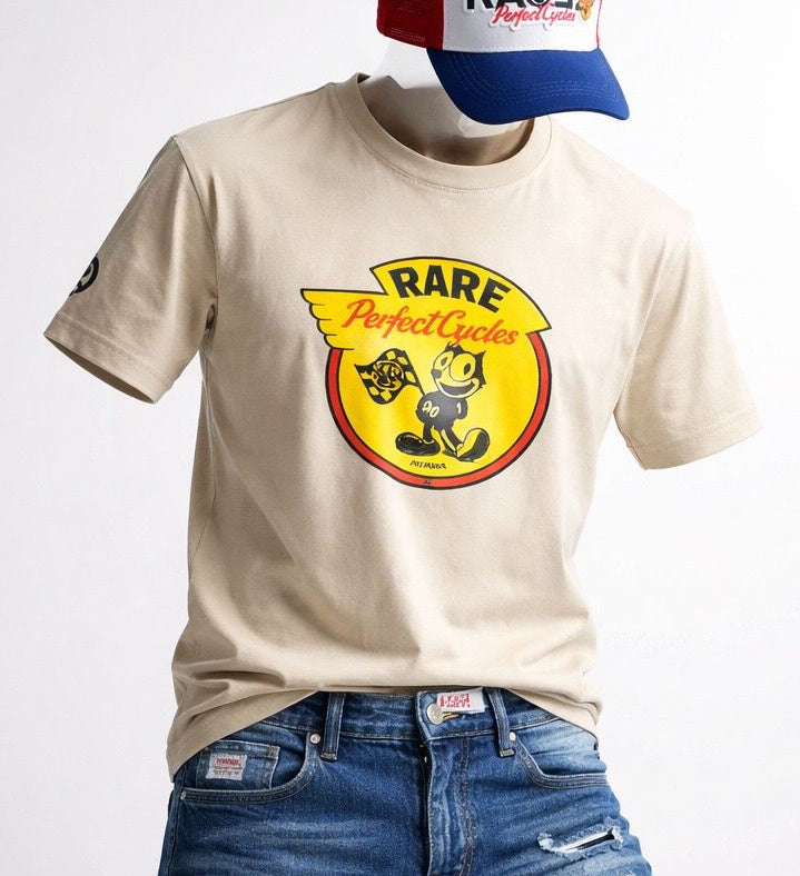 Camiseta RA-RE - GATO BEIGE