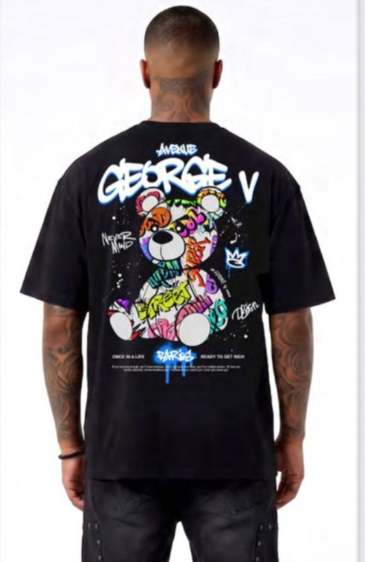 Camiseta GEORGE V - GV5114 BLACK