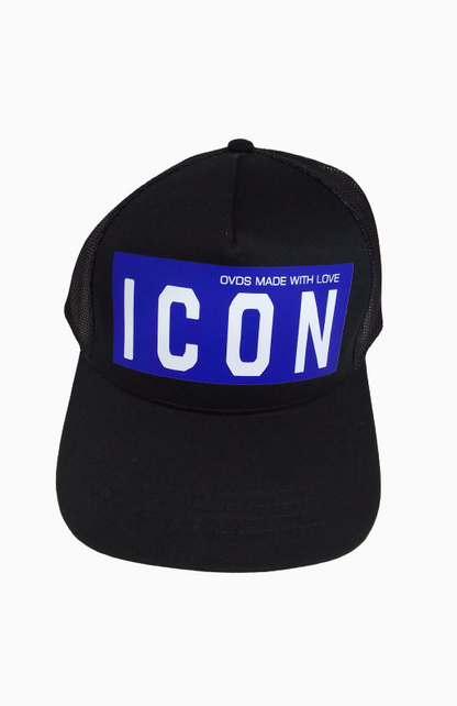 gorra negra y azul ovds