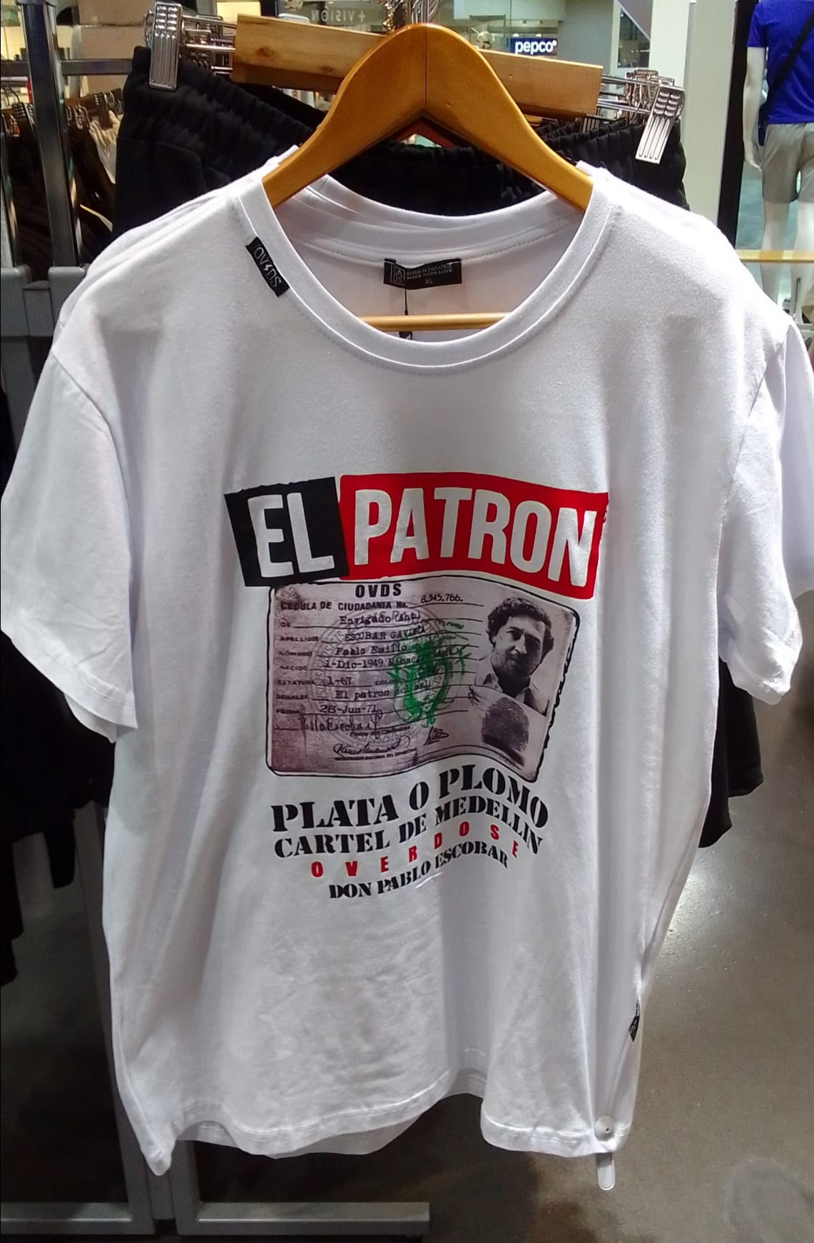 Camiseta OVDS - 21086PATRON BLANCA