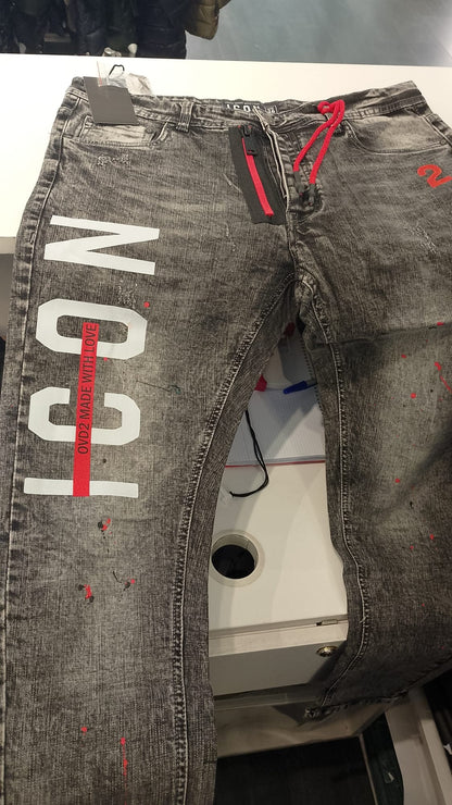 Tejano OVDS NEGRO crem ROJA - 2403BICO