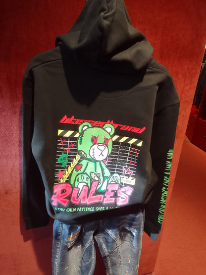 Sudadera OVDS - RULESHOOD NEGRO