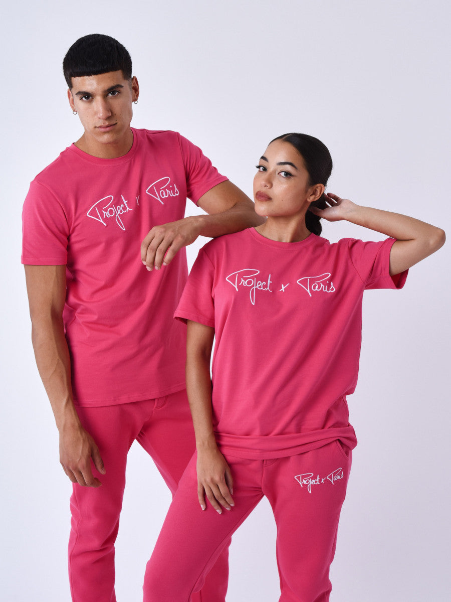 camiseta unisex rosa