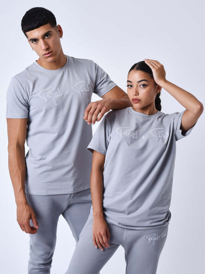 camiseta unisex gris