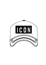 gorra blanca con negro icon ovds