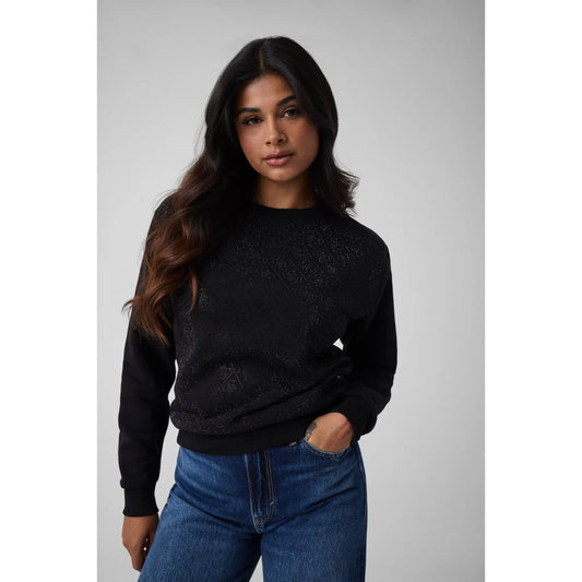 Sudadera GUESS - W6BQ14 K6060 JBLK