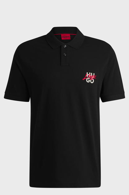 Polo HUGO negro - 50533657 001