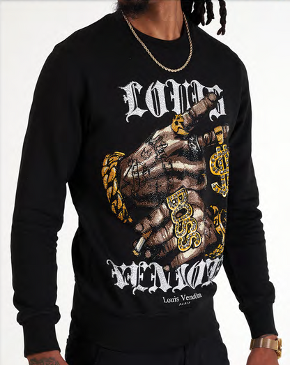 Sudadera LOUIS VENDOME - L46 BLACK