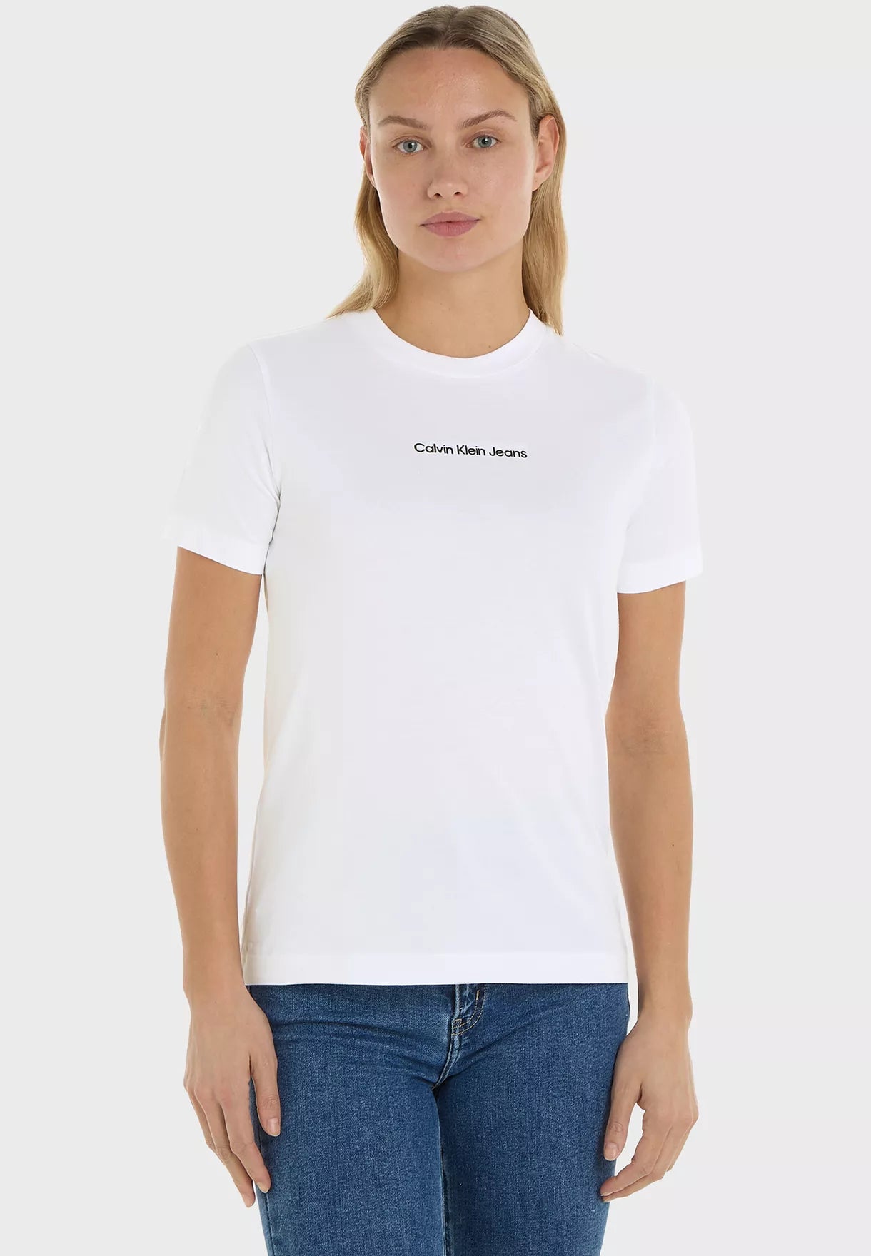 camiseta CALVIN KLEIN blanca mujer