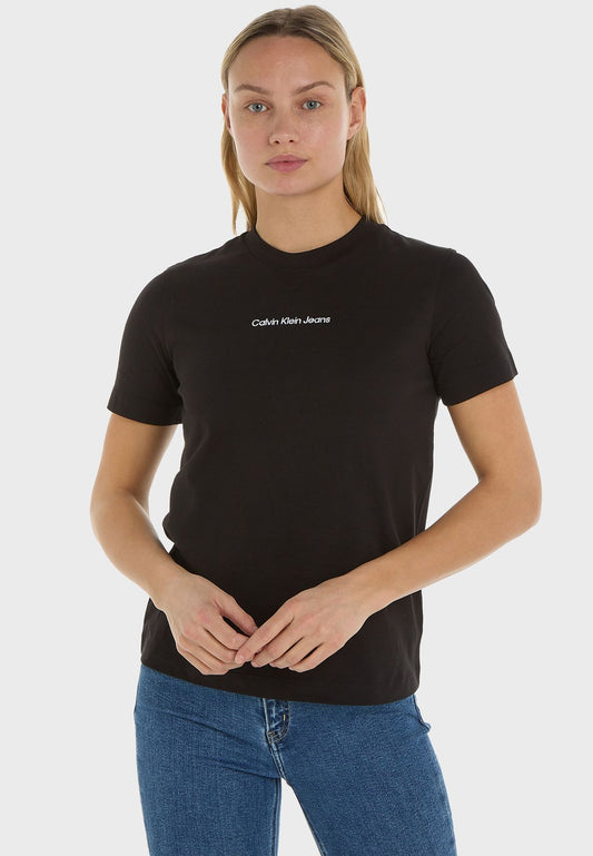 camiseta CALVIN KLEIN mujer negra