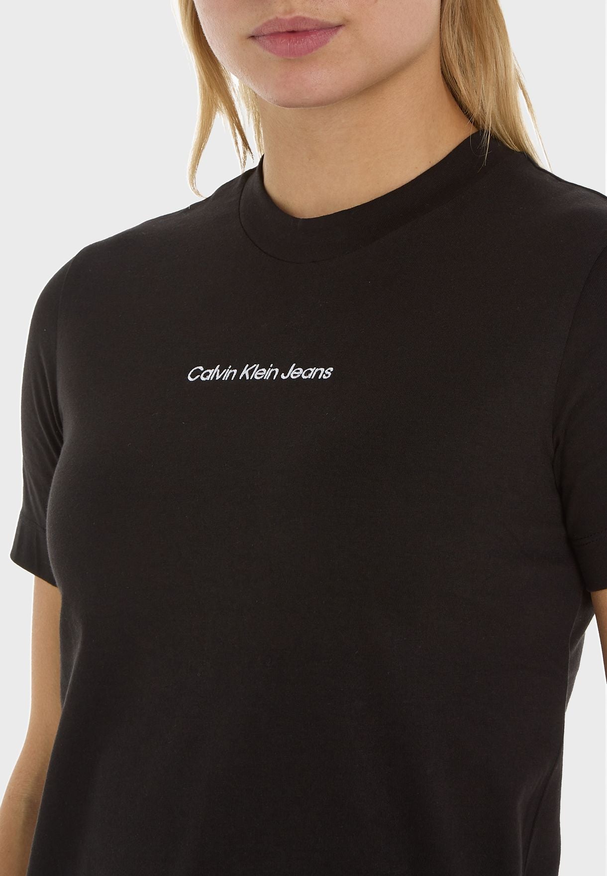 camiseta CALVIN KLEIN mujer negra