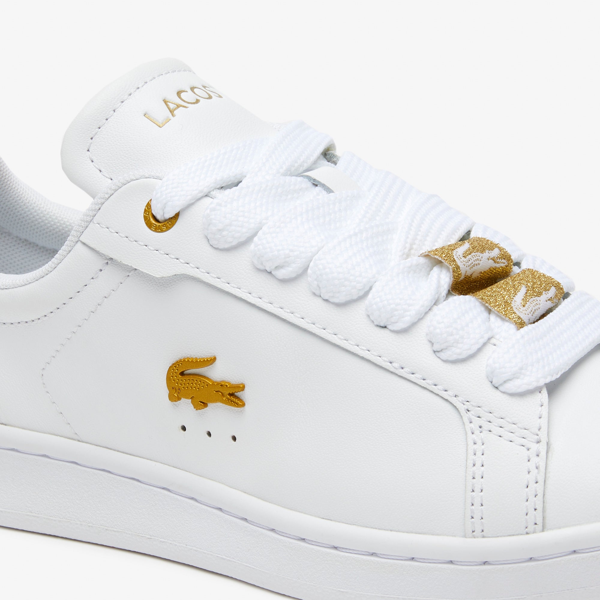 Zapatilla blanca lacoste discount mujer