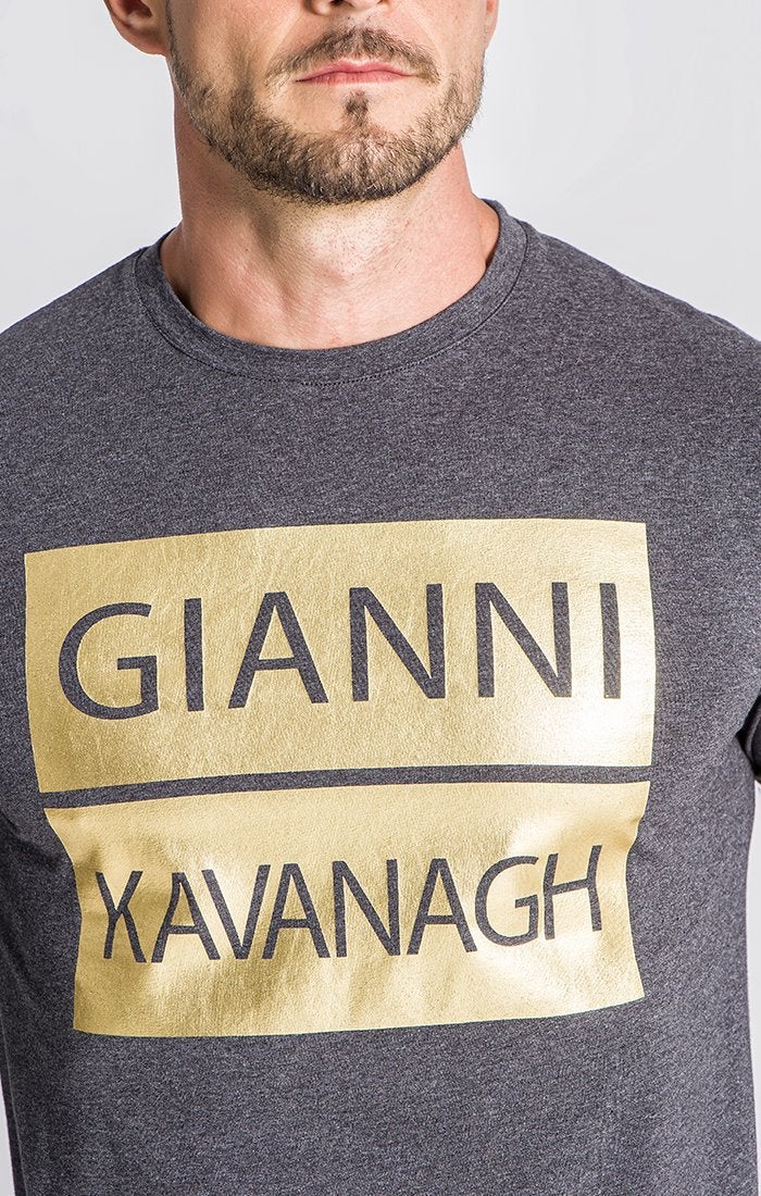 Camiseta KAVANAGH box larga gris - GKM002505