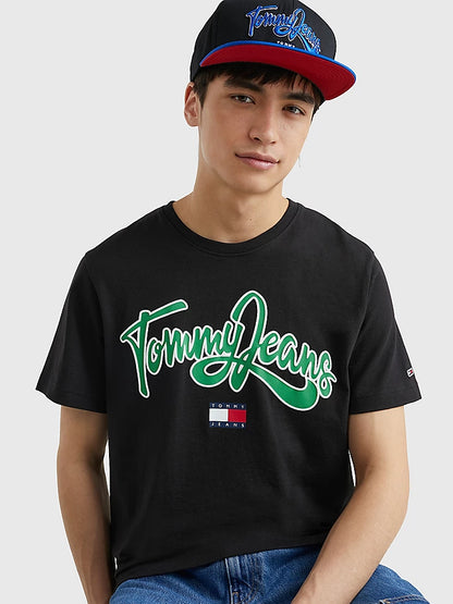 camiseta hombre negra TOMMY HILFIGER