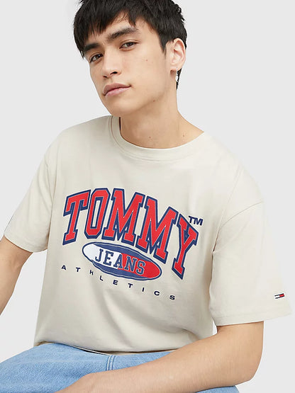 camiseta beige TOMMY