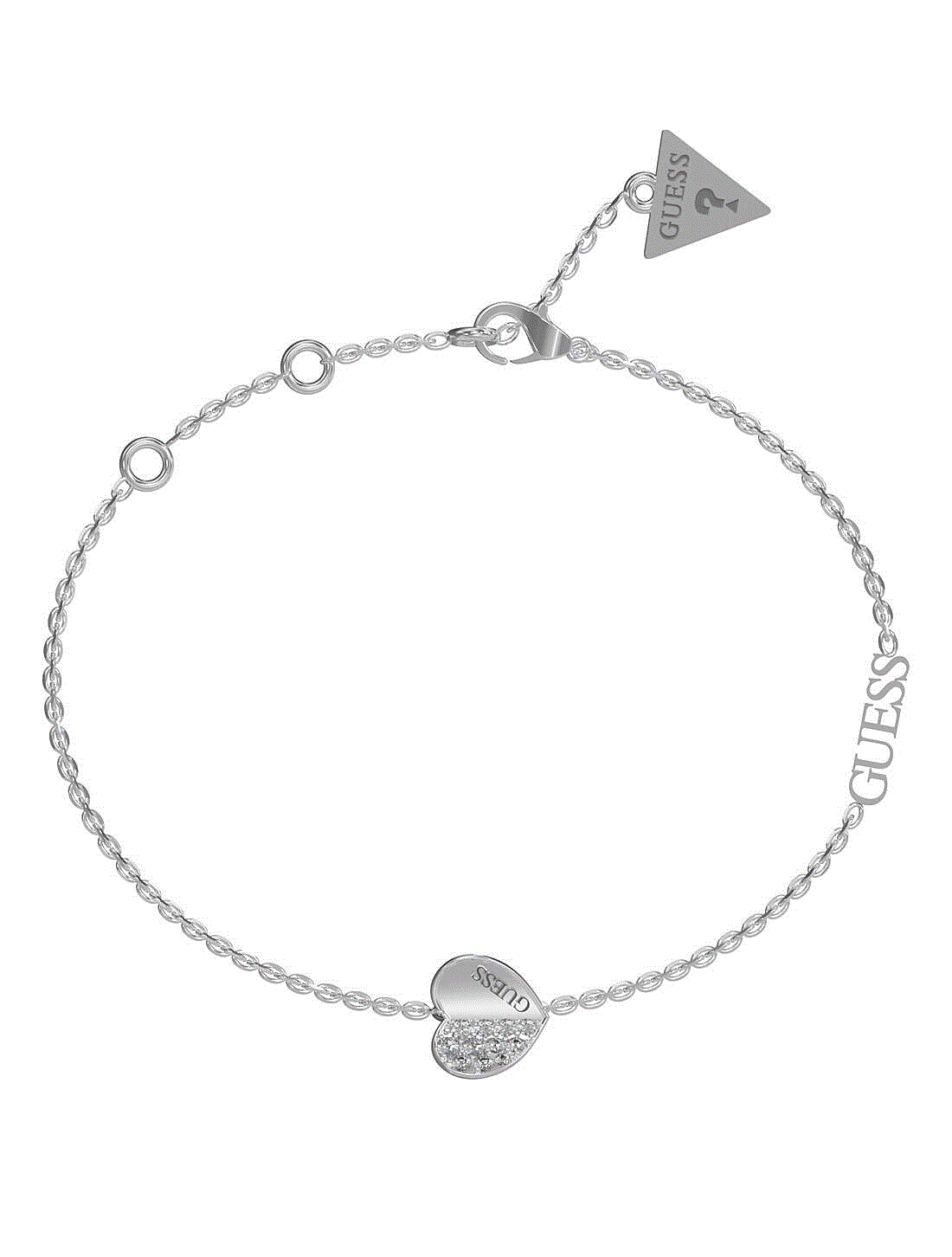 pulsera GUESS mujer plata