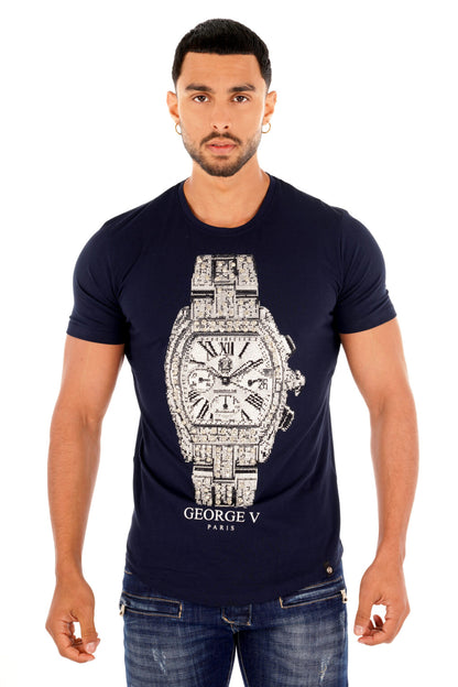 Camiseta GEORGE V reloj - GV2055 NAVY