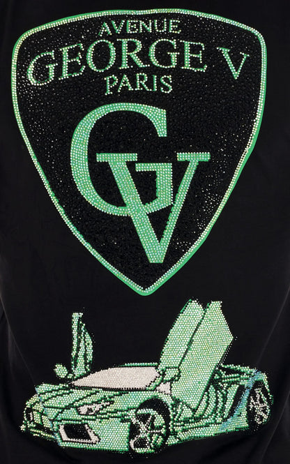 Camiseta GEORGE V - GV2229 BLACK/GREEN