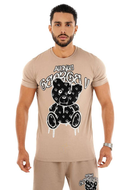 camiseta beige George V