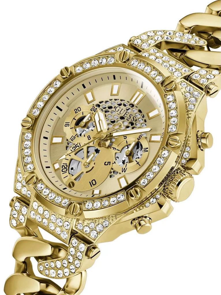 Reloj dorado hombre discount guess