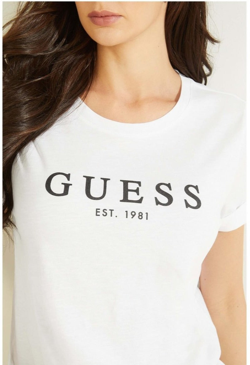 Camiseta basica GUESS mujer - W2BI68 K8G01 G011 – Roja