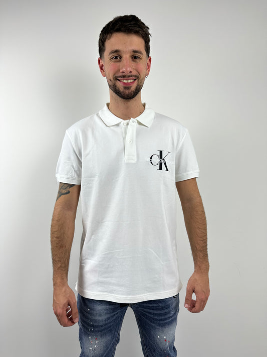 polo CALVIN KLEIN hombre blanco