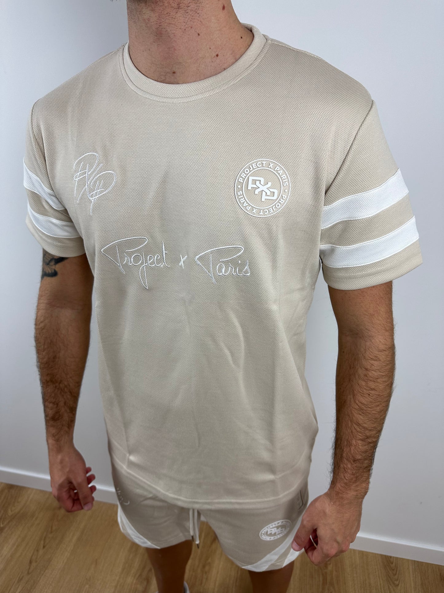 camiseta beige project x paris