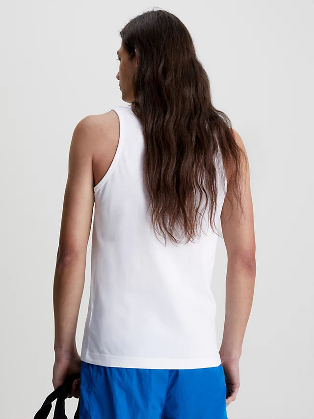 camiseta de tirantes CALVIN KLEIN blanca