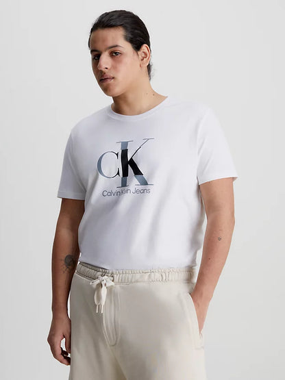camiseta CALVIN KLEIN jeans blanca