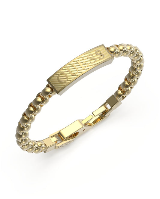 pulsera guess hombre oro