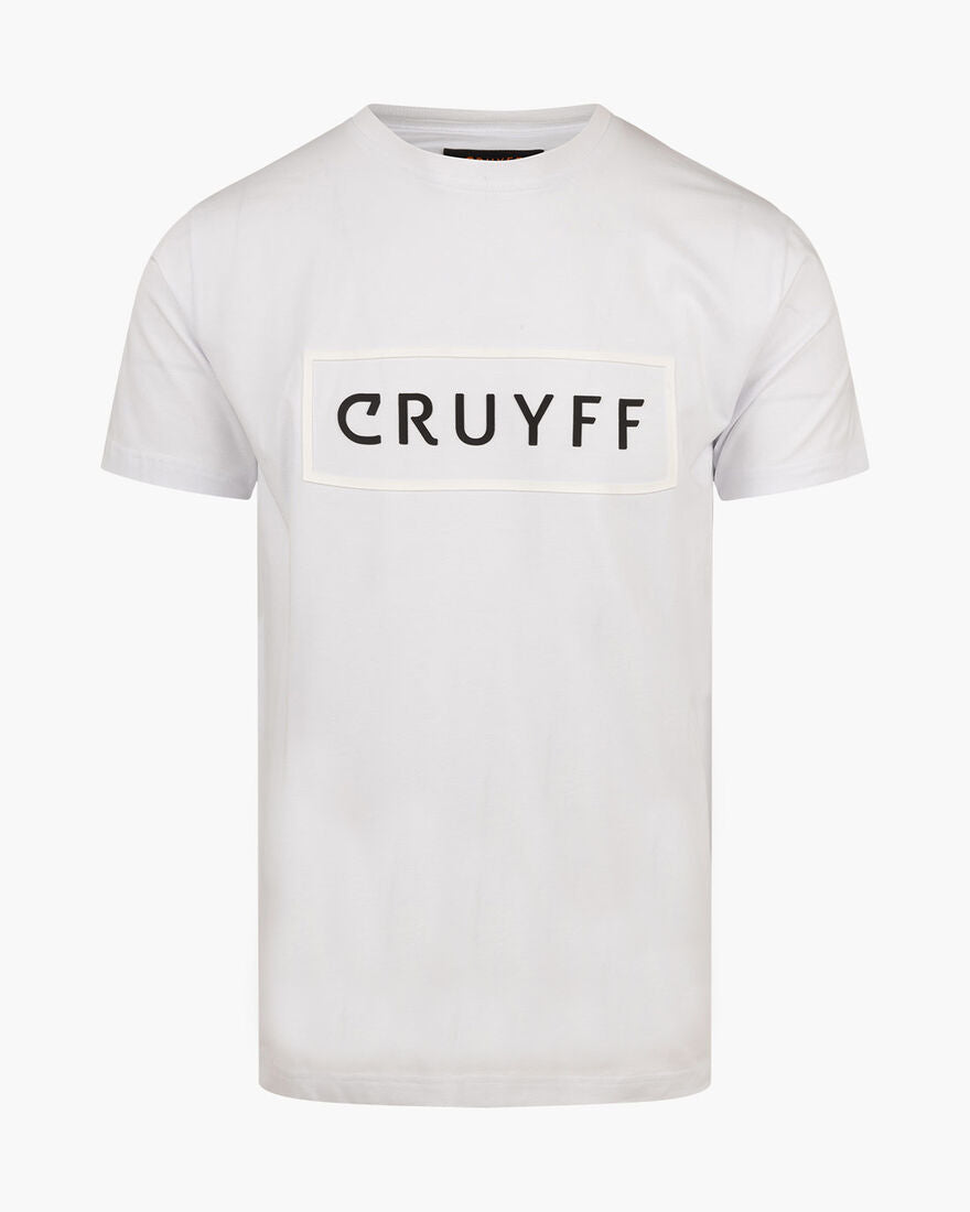 camiseta blanca cruyff con detalles en 3D