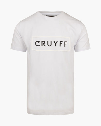 camiseta blanca cruyff con detalles en 3D