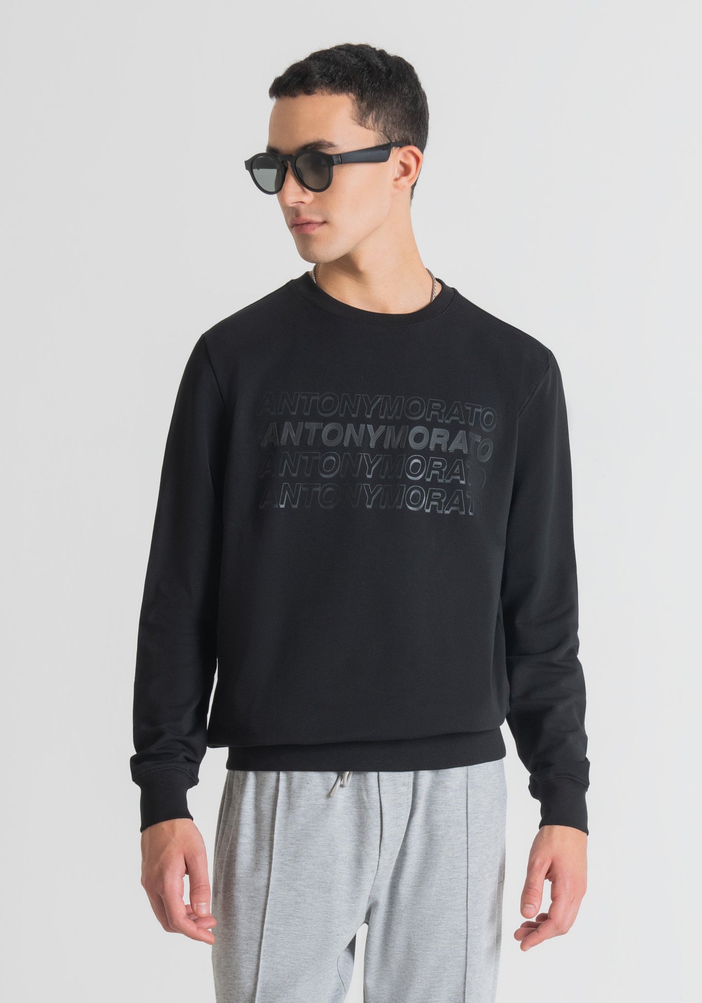 sudadera antony morato negra