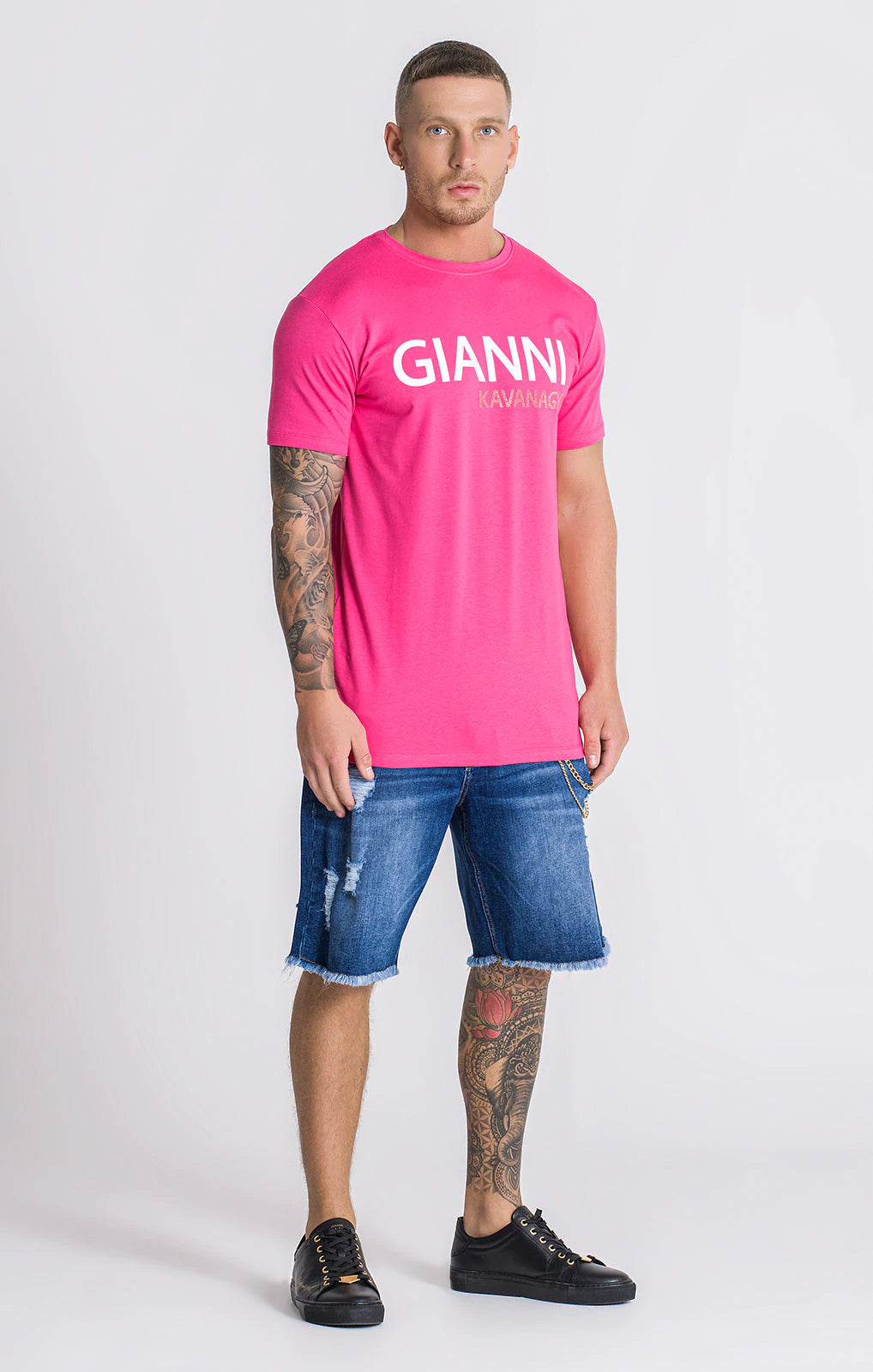 Camiseta KAVANAGH pink logo - GKM003071