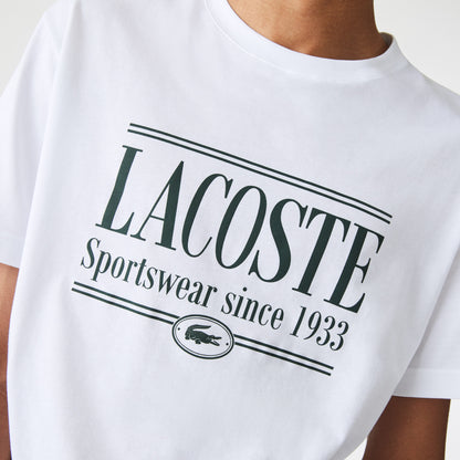 camiseta LACOSTE blanca hombre