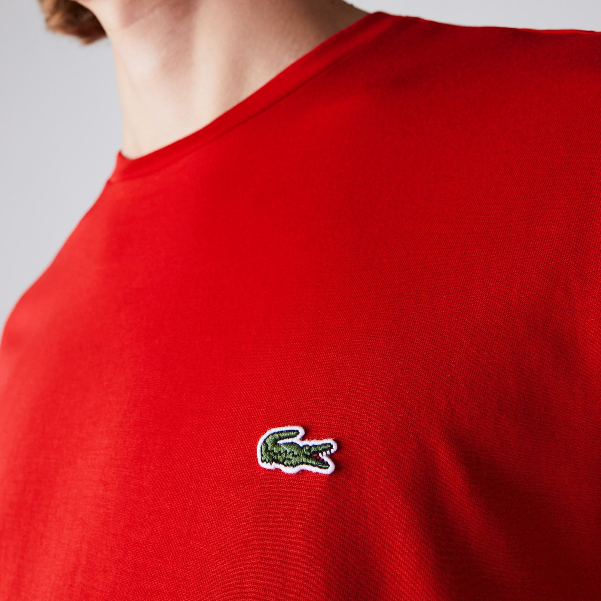 Camiseta lacoste online roja