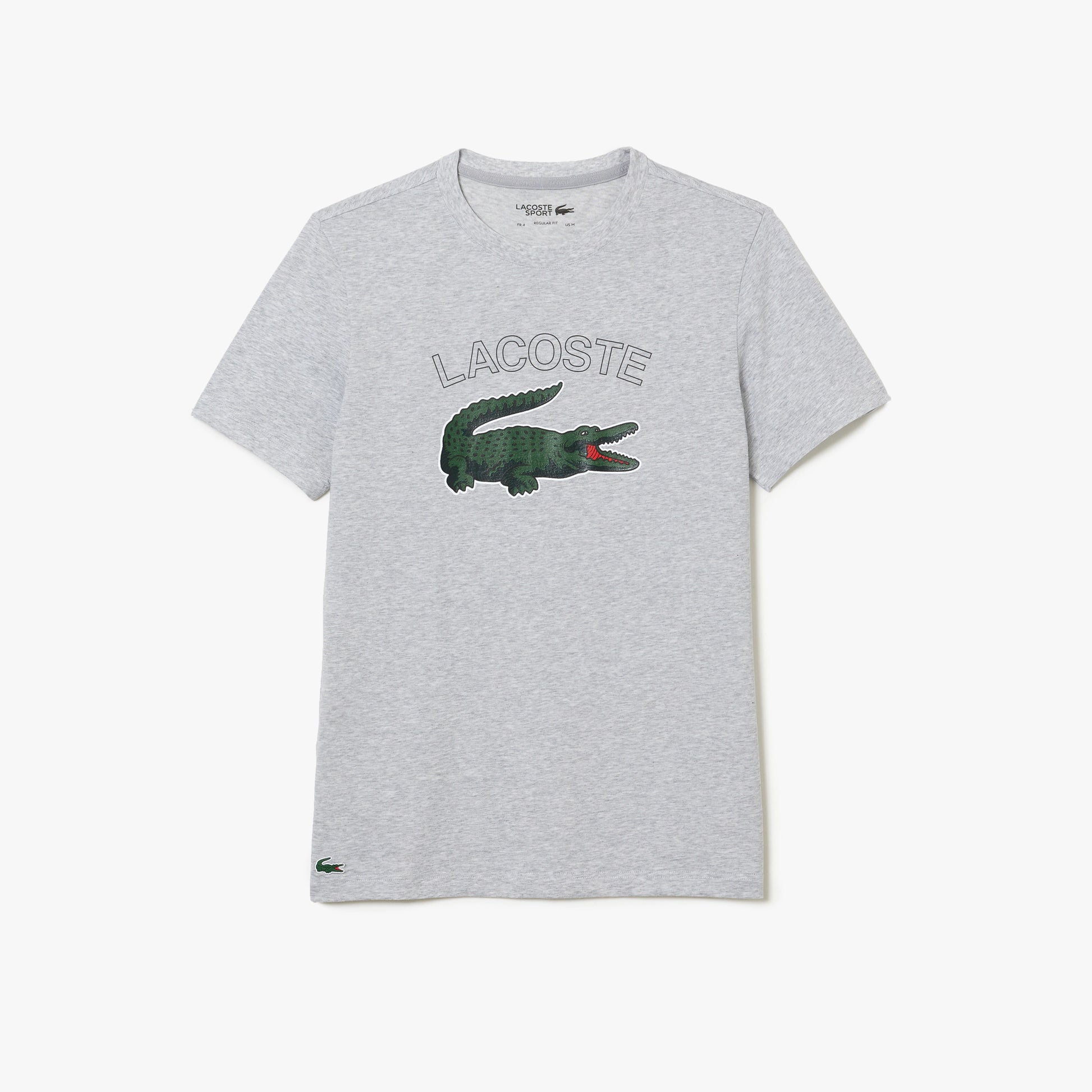 camiseta gris LACOSTE