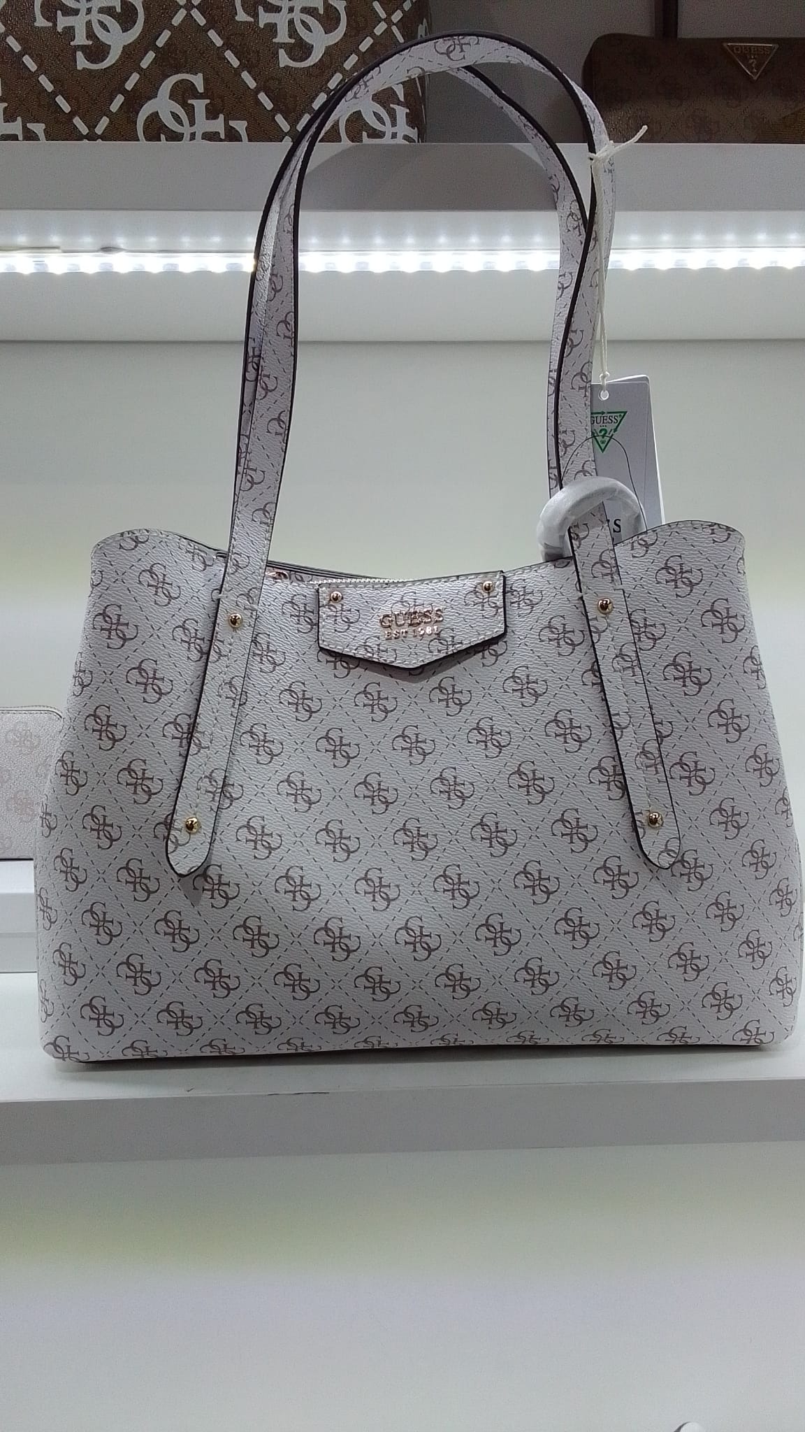 bolso guess mujer blanco