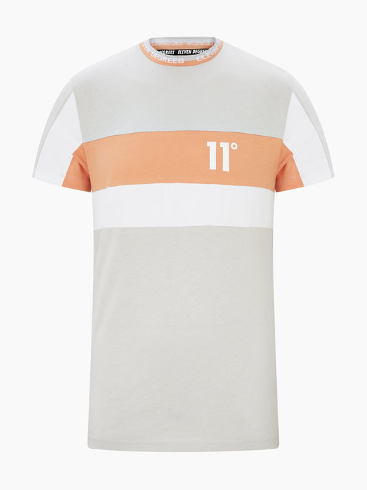Camiseta 11º gris/coral/blanco - 11D574-520