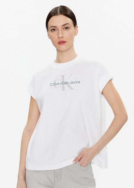 camiseta CALVIN KLEIN jeans blanca