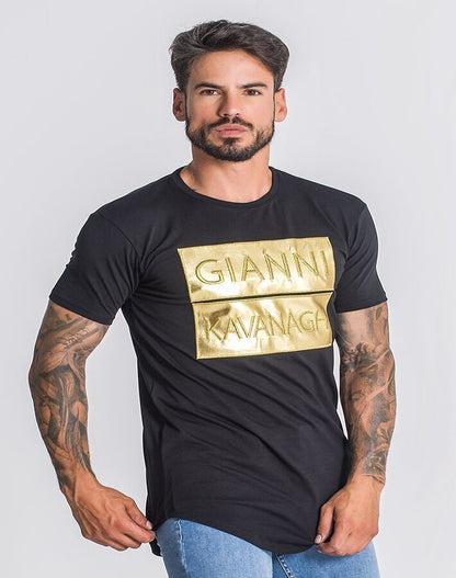 Camiseta Gianni Kavanagh negra - GKM001064