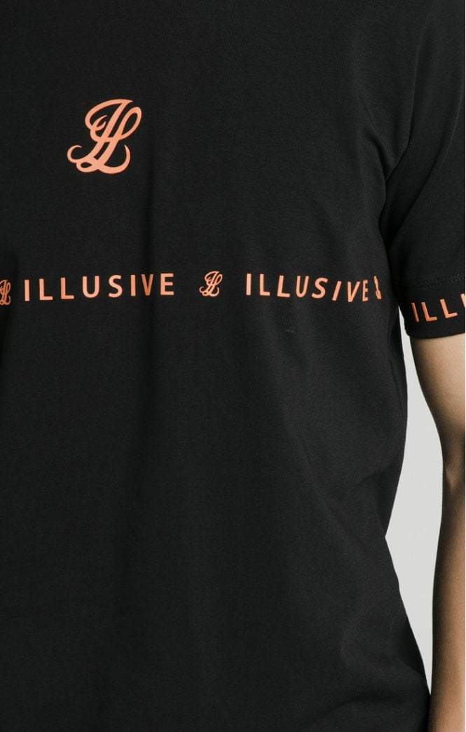 Camiseta Illusive London negra logo - ILK0431