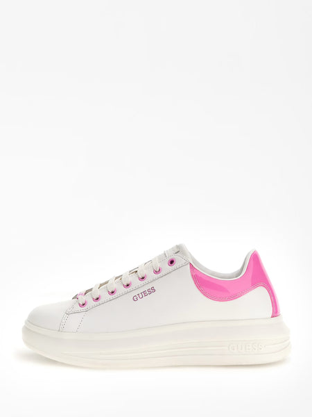 GUESS - Zapatillas blanco y rosa FL6B2LELE12 Mujer